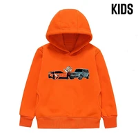 kids merch a4 gelik lamba hoodie spring autumn children thicked print hooded sweatshirts casual family clothes pullover tops