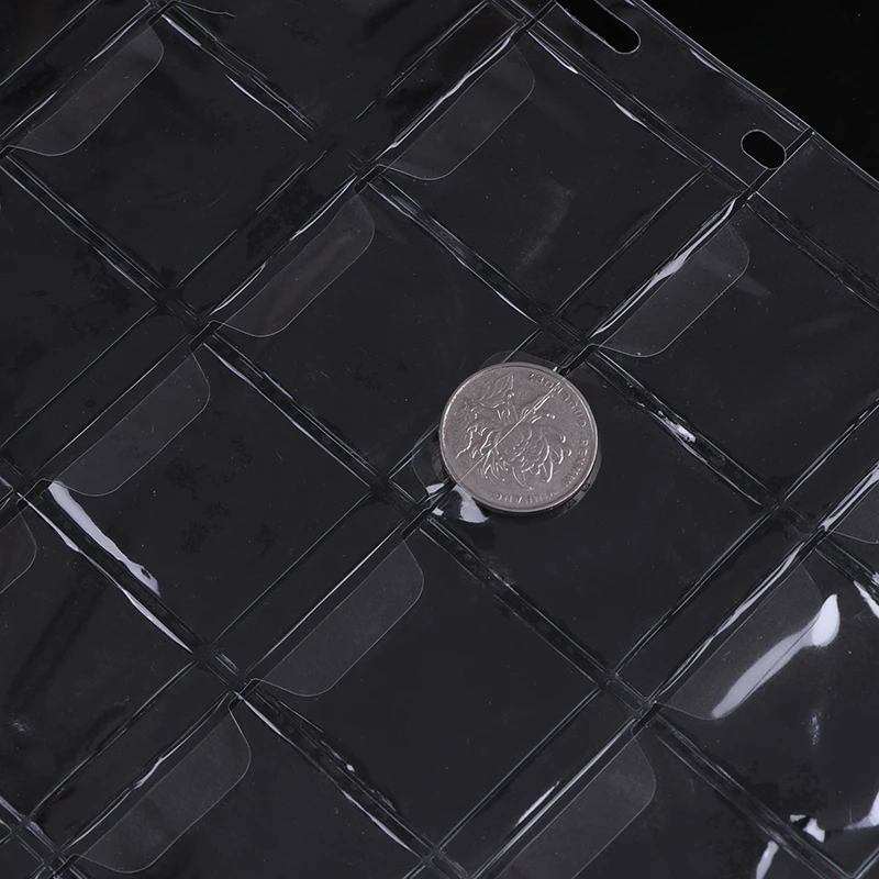 

30 Pockets Classic Plastic Coin Holder Sheet Storage Collection Money Album Case