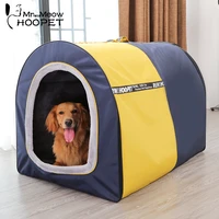 hoopet pet large dog bed tent house warm soft nest puppy kennel sofa cat house cat sleeping bag bed