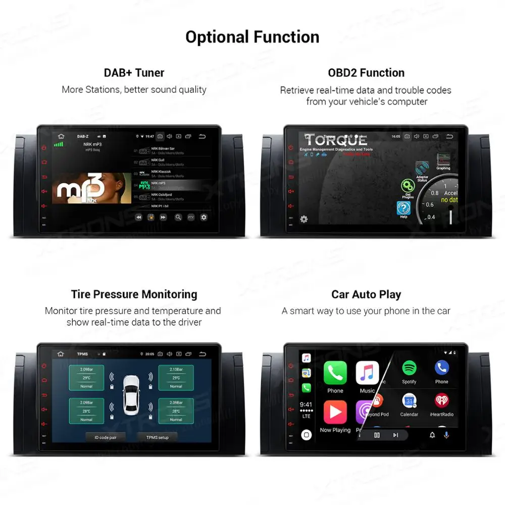 XTRONS 9 ''Android 10 0 устройство док станция Qualcomm Bluetooth 5 автомобиль радио плеер для BMW