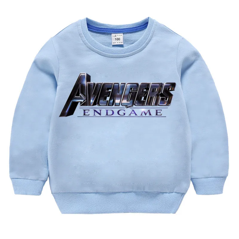 Детские хлопковые толстовки с капюшоном принтом мстители детский хлопковый