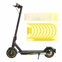 electric scooter pvc reflective sticker cover waterproof warning for xiaomi m365pro1spro 2 useful durable scooter parts