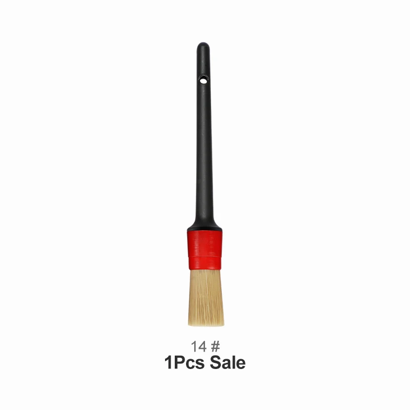 1pc No 14 Car Brush Автомобильная внешняя внутренняя детальная щетка для волос с натуральным кабаном, щетка для чистки автомобиля, инструменты для детализации приборной панели, щетка для чистки - Цвет: 1pc No 14 Car Brush