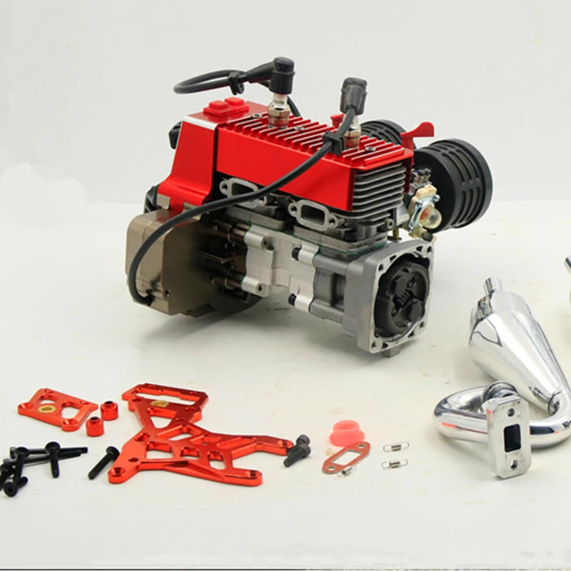 Двухцилиндровый двигатель, 60CC двигатель для 1/5 ROVAN HPI KINGMOTOR ③ GTB MCD rc автозапчасти