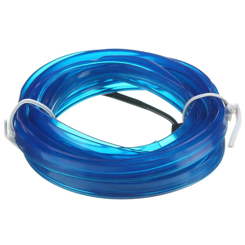 3 метра USB 5 В Автомобильное Внутреннее освещение авто светодиодная лента EL Wire Rope