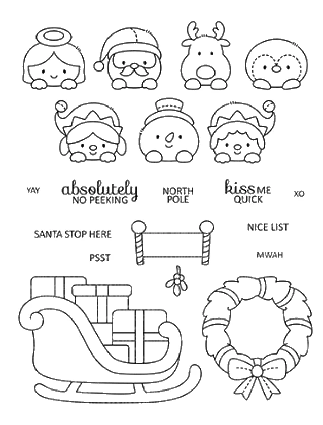 Рождество животных прозрачный значок для DIY Скрапбукинг/изготовление карт