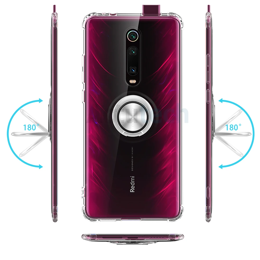Чехол для xiaomi mi 9t чехол Red Note 7 K20 Pro 9 SE задняя крышка прозрачный из ТПУ магнитный