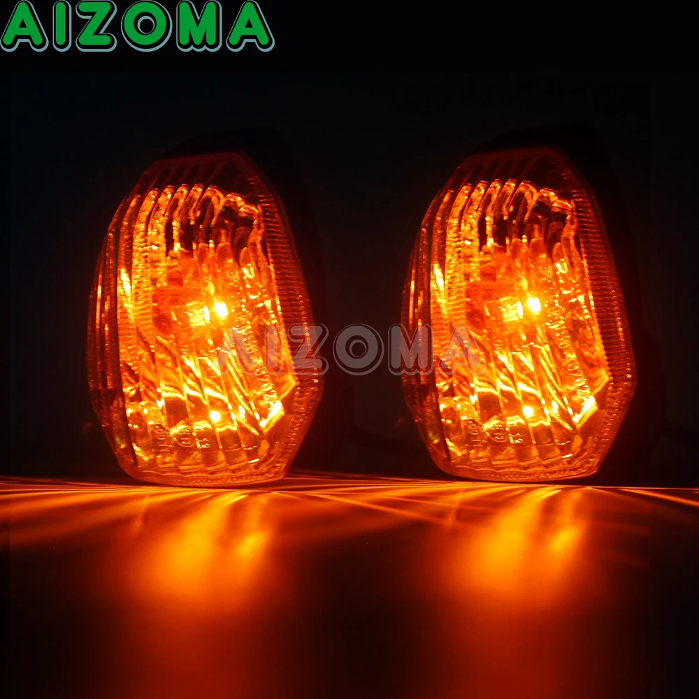 

For Kawasaki NINJA 12V Clear Lens Front Rear Turn Signal Light Blinker Lamp with OEM ZX-6RR R 636 600 KLE 500 650 Z750S KLR650