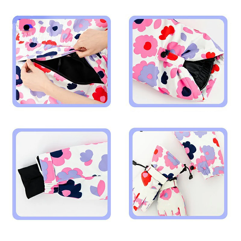 Зимний комбинезон для девочек с капюшоном и защитой от ветра мальчиков зимние