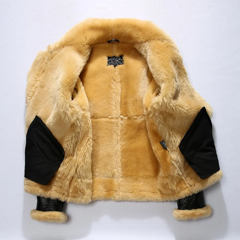 

Куртка-бомбер Tornado B3SH из натуральной овечьей кожи, красного цвета, европейского размера, куртка-бомбер с мехом в стиле милитари
