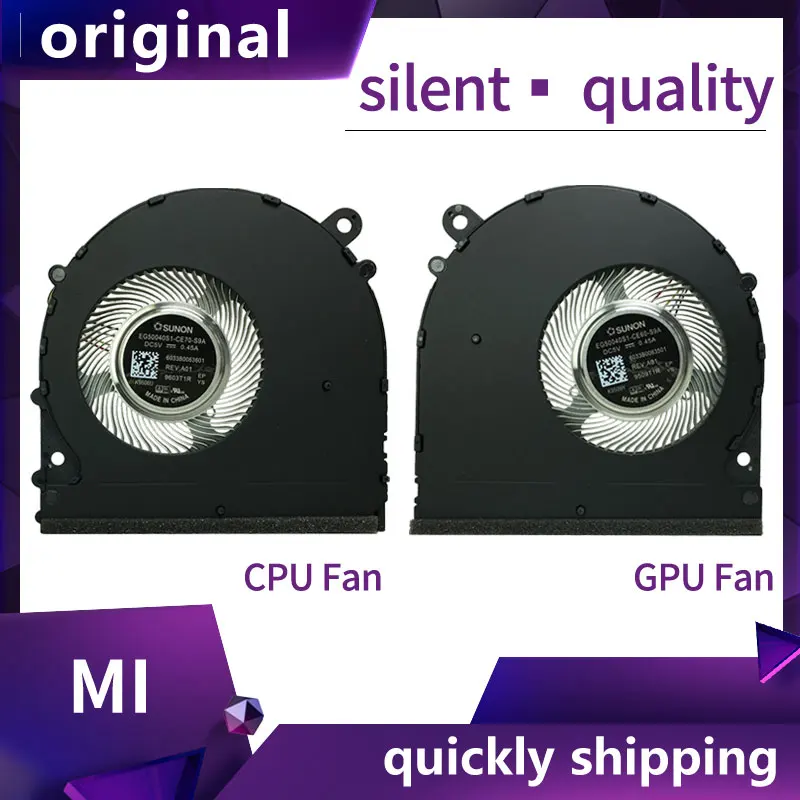 EG50040S1-CE60-S9A EG50040S1-CE70-S9A DC5V 0.45A 6033B0063501 6033B0063601 для Xiaomi 15 6 PRO GTX Вентилятор охлаждения |