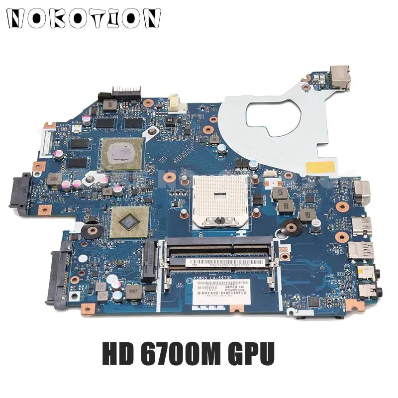 NOKOTION MBWZK02001 MB.WZK02.001 для шлюза NV55 NV55S материнская плата ноутбука P5WS5 LA 6973P HD6700M