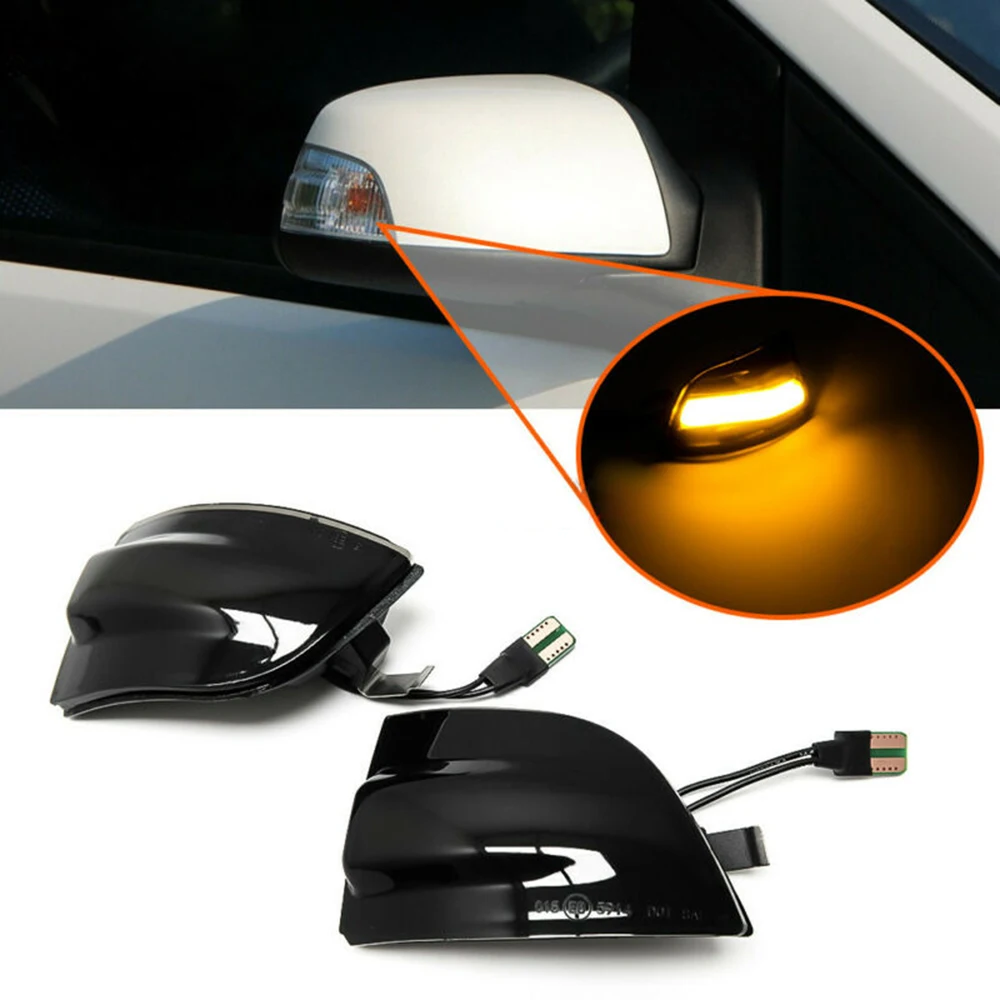 2 * автомобильный светодиодный динамический боковой зеркальный светильник для Ford