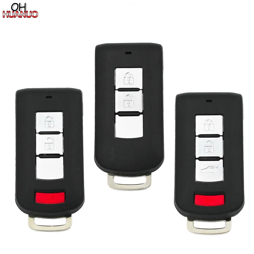 2/3/4 Кнопка умный пульт дистанционного ключа автомобиля чехол Fob для Mitsubishi Lancer