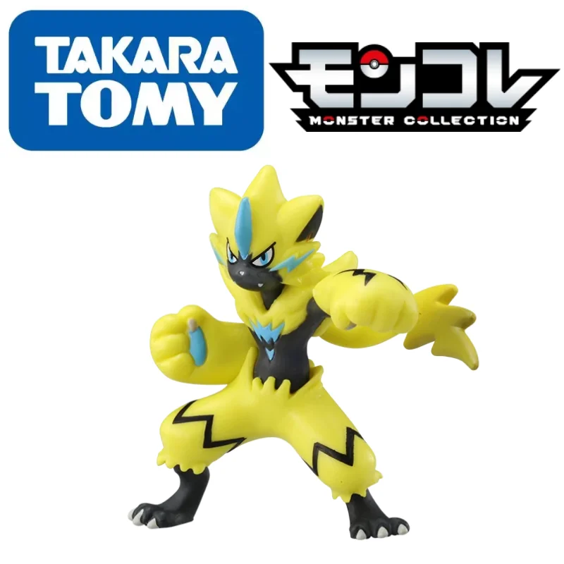 

TAKARA Pokemon Figures MS-09 Handsome Zeraora Toys Excellent Quality Super High Degree Of Reduction Anime collection Child Gift