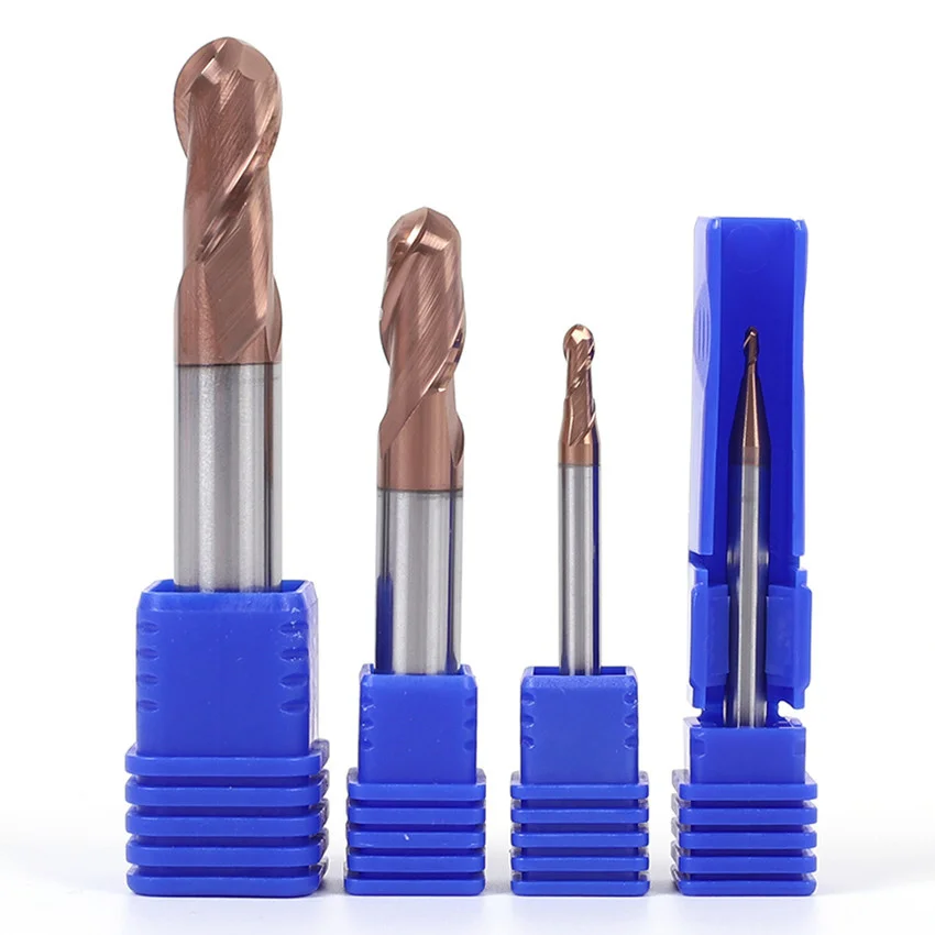 

Фрезы с двумя канавками, фрезы с шариковыми концами с флейтой, 1 шт./корд, R0.75/R1.0/R1.25/R1.5/R1.75/R2.0/R2.5/R2.75/R3.0