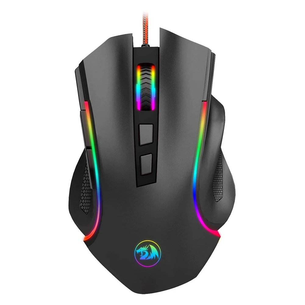 

Hot Selling Competition Redragon M602A-RGB 8 Buttons USB Wired 7200 DPI Adjustable RGB Gaming Mouse Games Competitive Mouse