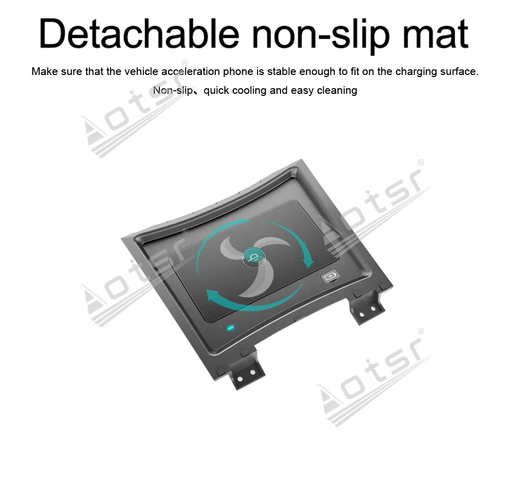 

Автомобильное беспроводное зарядное устройство QI для Nissan Qashqai 2017 Nissan X-Trail 2017 л, автомобильный держатель для телефона с беспроводной зарядко...