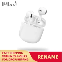 Air Pro 4 TWS Wireless Earphones Rename Bluetooth 5.0 Mini Earbuds with Charging Case Sports Handsfree Headset for Smart Phones