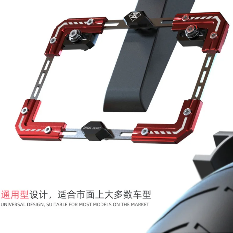 

Motorcycle License Plate Frame For Honda Blackbird Cbr1100Xx St 1300 Varadero Xl1000 Hornet 900 Xr 250 Xadv Crf 250 Cr 125 X11