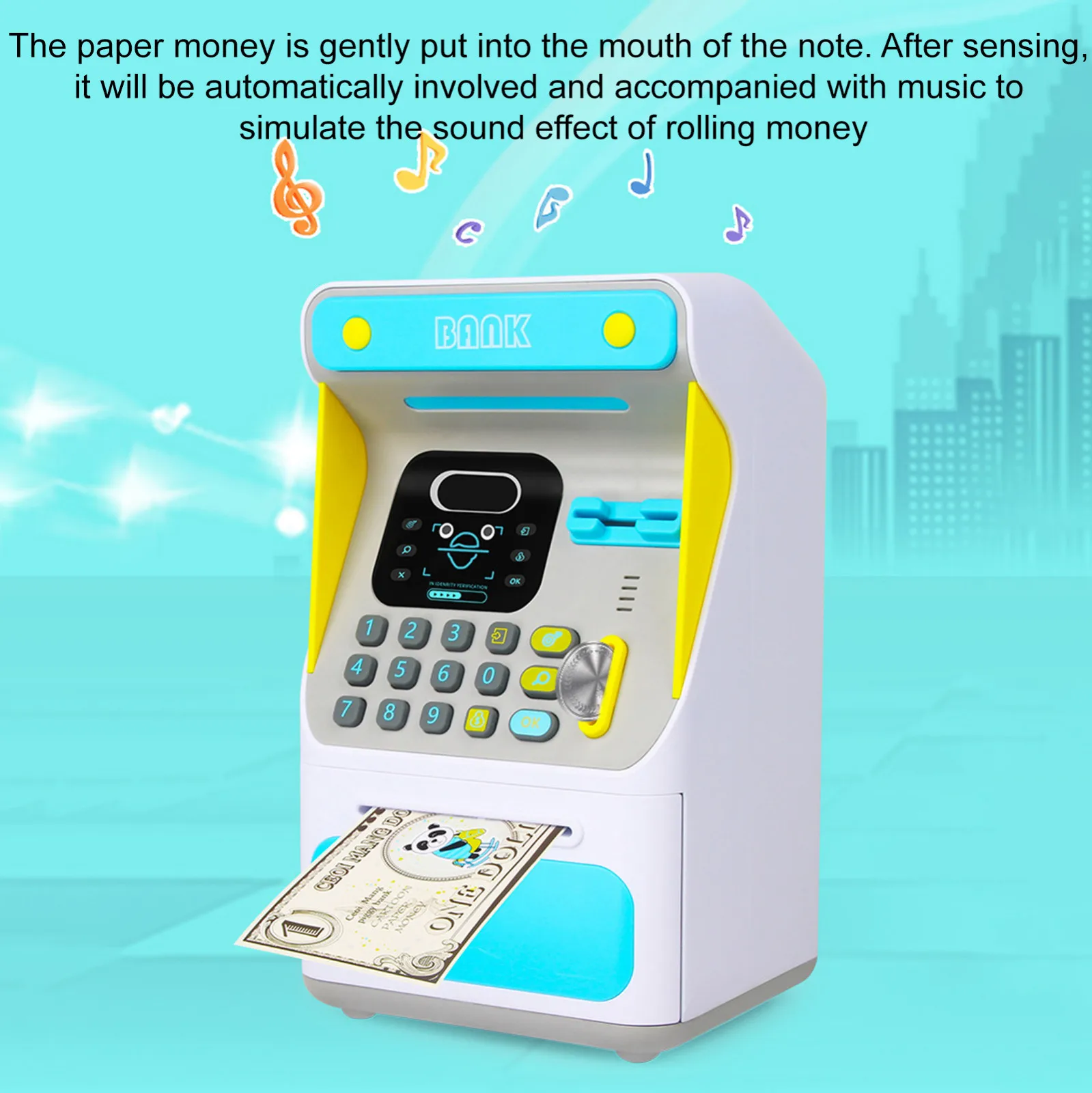 

Furniture Toys Atm Savings Bank Personal Atm Cash Coin Money Savings Bank Pink Machine Kids Educational Toys