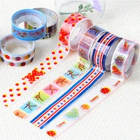 1pc tape cute cartoon hand account material decoration scrapbooking simple expression diy planner adhesive tapes stationery