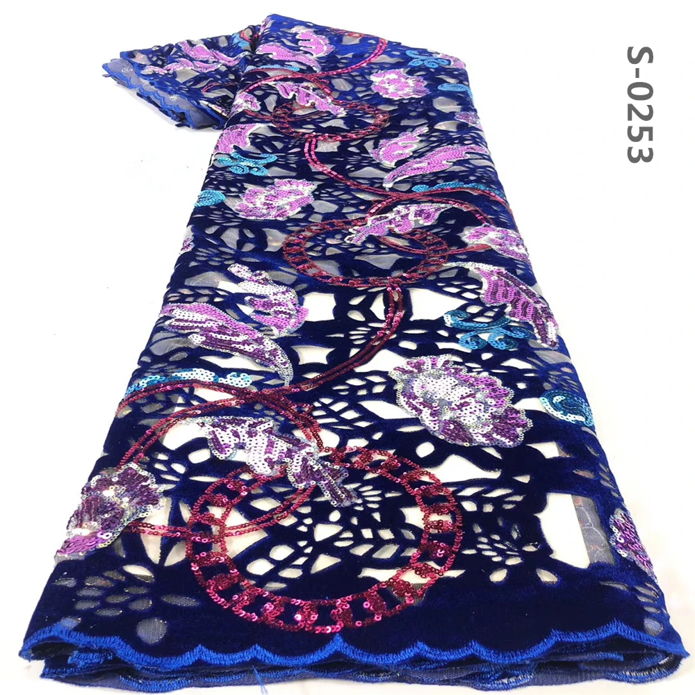 Африканская бархатная кружевная ткань 2019 высококачественные винные кружевные