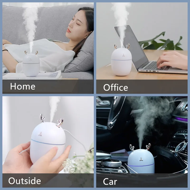 

Humidifier Household Bedroom Small Mini Air Fragrance Purification Sprayer Water Replenishing Instrument USB Air-conditioned