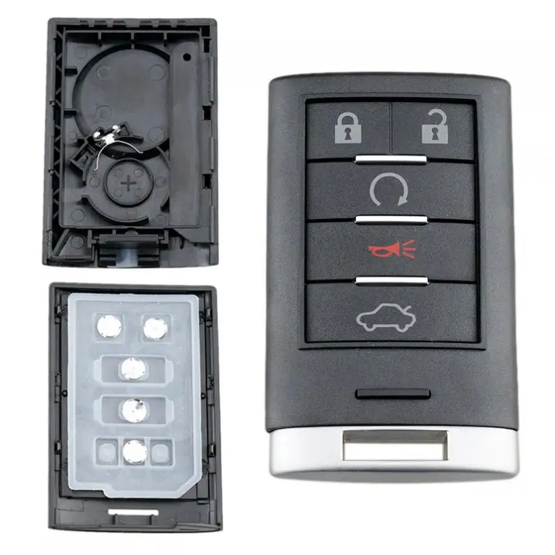 

5 кнопок корпус автомобильного ключа дистанционного управления с маленьким ключом подходит для Cadillac ATS / STS / SRX / CTS / DTS