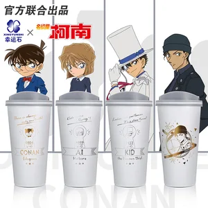 detective conan anime cup bottle stainless steel manga role kaito shinichi kid ai rei shuichi gift free global shipping