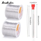 Эластичные бусины Beadtales, пластиковая нить для изготовления ювелирных изделий, ожерелья, Шнуры Веревки