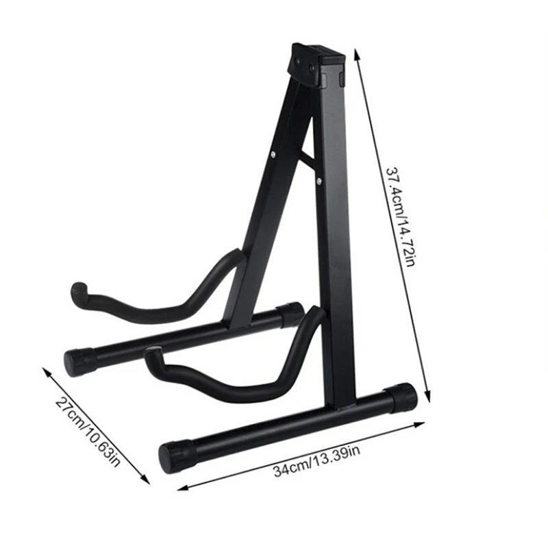 Складной штатив для акустической гитары черный бас подходит и электрической