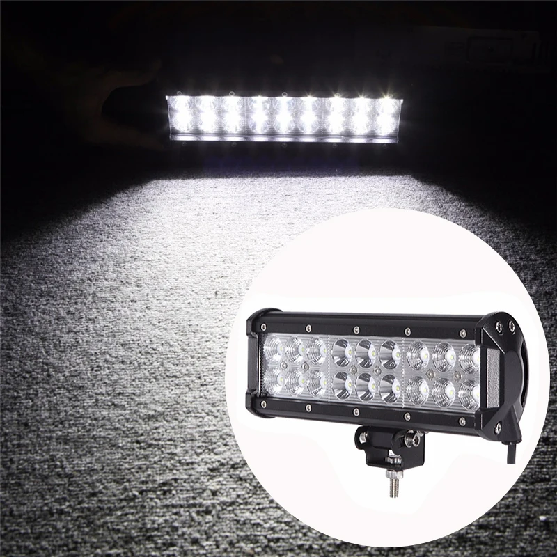 9 дюймов 54 Вт внедорожный светодиодный светильник для работы 12 в 24 В