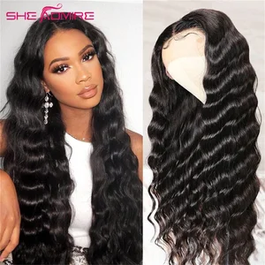 Loose Deep Wave Wigs 13X6 HD Lace Front Human Hair Wigs For Women She Admire Brazilian 4X4 5X5 6X6 L