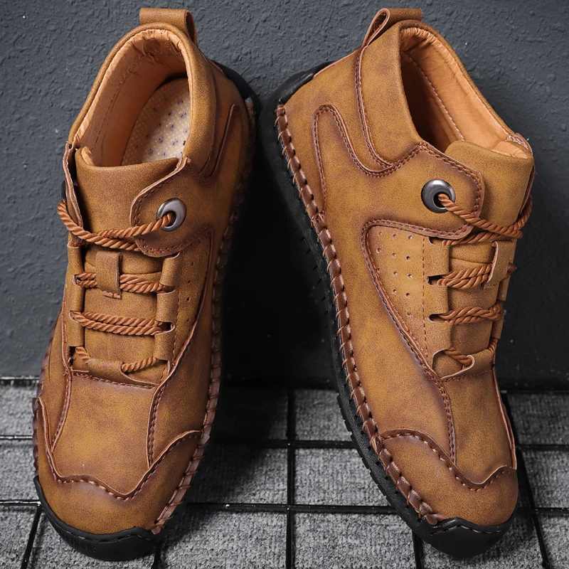 Мужские тактические ботинки походная обувь дышащие кожаные мужские кроссовки
