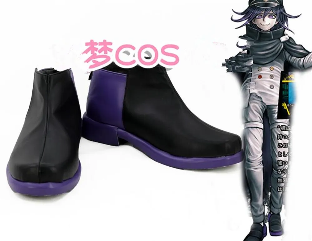 Аниме Danganronpa V3 Koukichi Ouma Kokichi Косплей Ботинки Индивидуальные туфли C285|Туфли| |