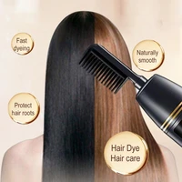 sevich argan oil shampoo 150ml permanent black hair dye shampoo with comb 5 minutes fast easy dye coloring grey hair liquid