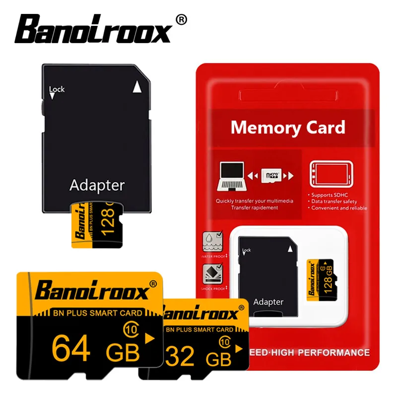 

5pcs/lot Class 10 Micro SD Card Memory Card 8GB 16GB 32GB 64GB 128GB Microsd TF card Free shipping usb flash memory pass h2testw