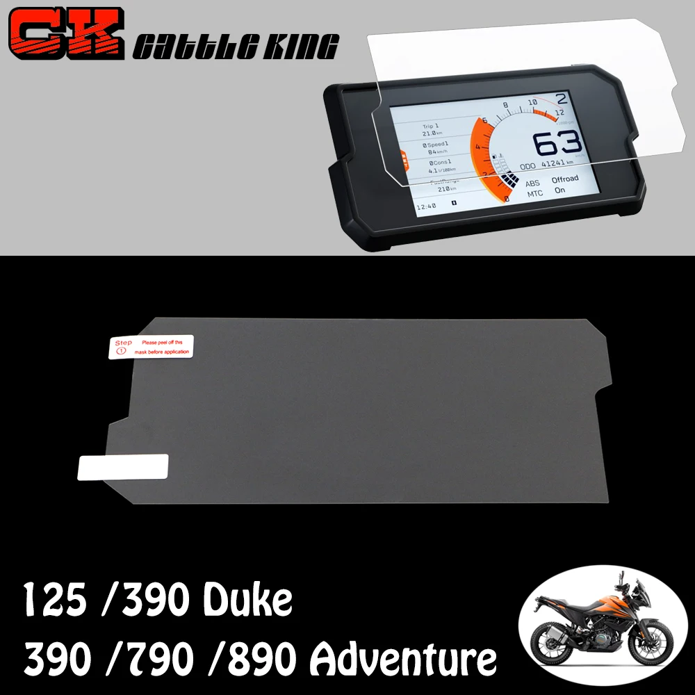 

For KTM DUKE 125 390 790 890 Adventure Duke390 Motorcycle Cluster Scratch Cluster Screen Protection Film Protector Accessories