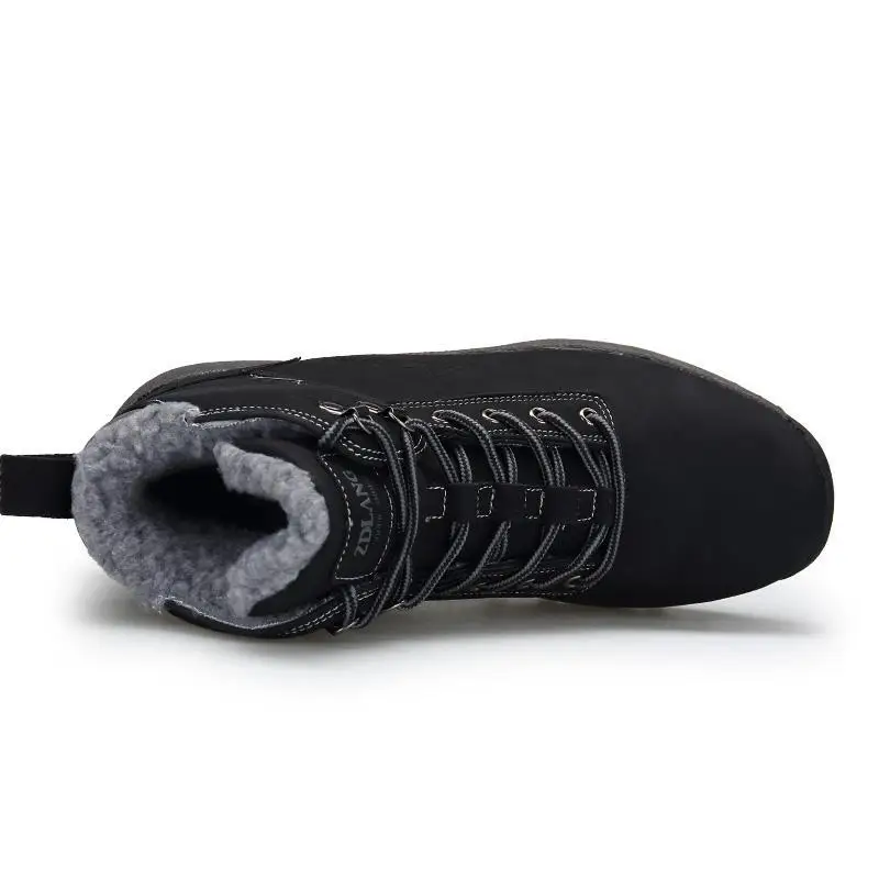 Cajacky/зимние ботинки Плюшевые уличные мужские Ботильоны размера плюс Высокие