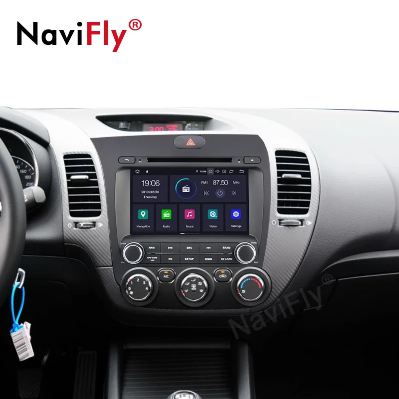 Android9.0 многоязычное меню специальный автомобильный DVD CD плеер для Kia CERATO K3 FORTE 2013 2014