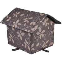 waterproof outdoor pet house thickened cat nest tent cabin pet bed tent cat kennel portable travel nest pet carrier charming
