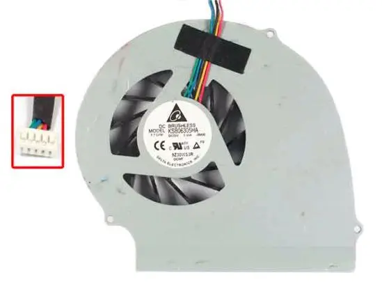 5-проводной Вентилятор охлаждения сервера Delta Electronics KSB06305HA SM00 DC 5 В 0.50A 5-проводной Вентилятор охлаждения сервера Delta Electronics KSB06305HA SM00 DC 5 В 0.50A