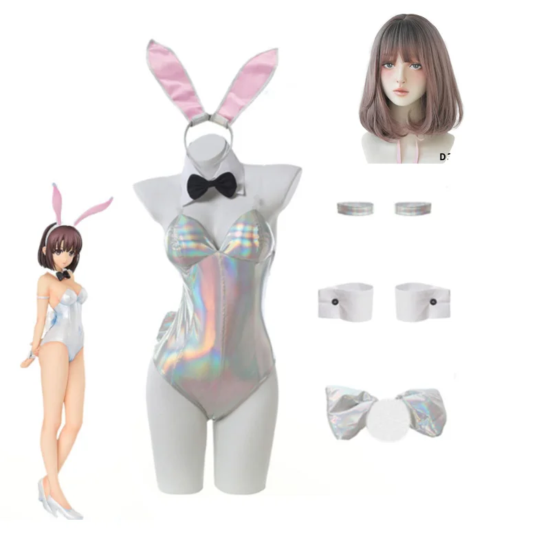 

Megumi Kato Bunny Girl Cosplay Halloween Costume Sexy Anime Saenai Heroine no Sodatekata Costume Megumi Kato Jumpsuit