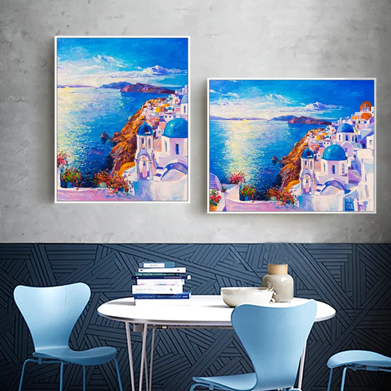 Картина по номерам художественная краска ручная роспись Морской пейзаж