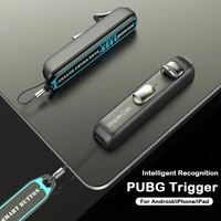 ipad pubg trigger button bluetooth controller auto recognition carrying fps shooting game grip joystick for android iphone phone