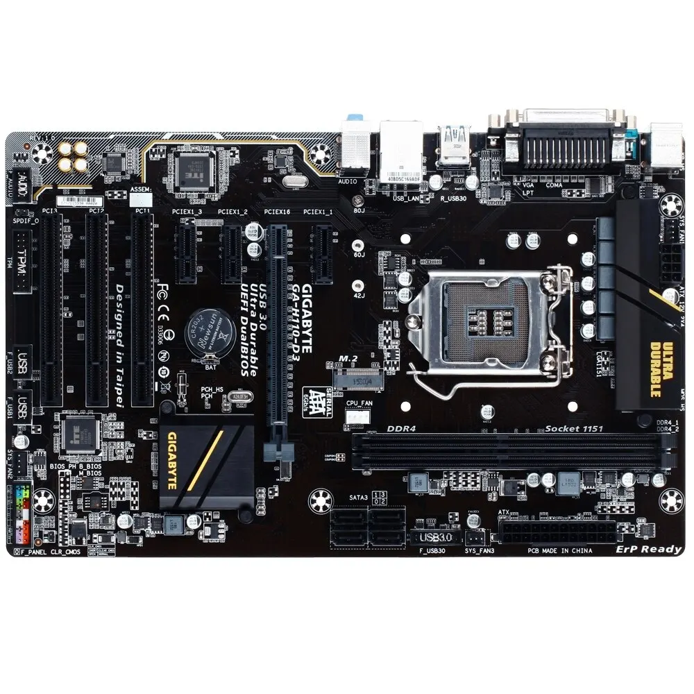 Материнская плата Gigabyte GA-H110-D3 | Компьютеры и офис