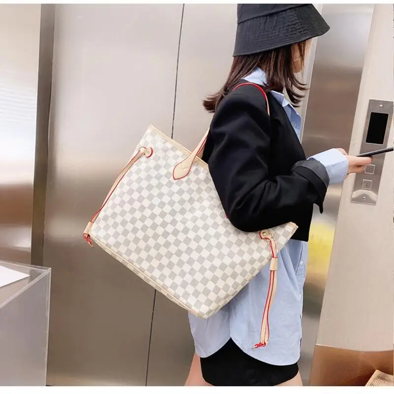 

2021 Bags For Women 1:1 high quality luxury designer handbag Genuine Leather tote bag Famous Brand shoulder bags