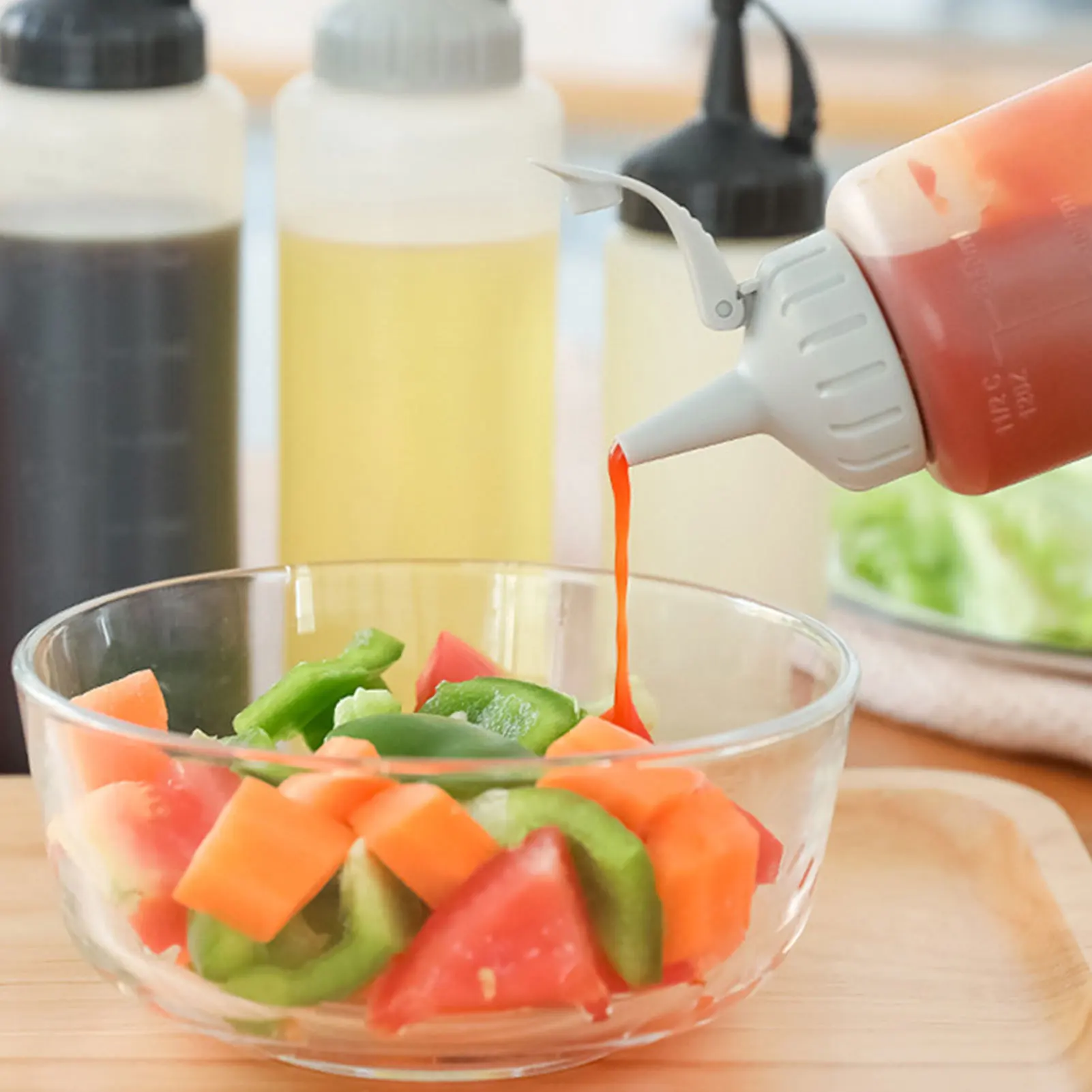 Бутылки пульверизаторы герметичные многоразовые для приправ соевого соуса| |