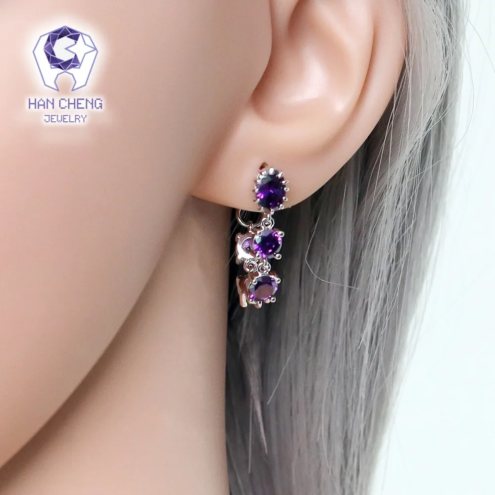 HanCheng Новые Модные Роскошные Очаровательные висячие серьги-подвески с